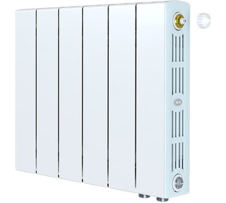 Радиатор биметаллический RIFAR SUPReMO Ventil 350 06 секц. нижн. прав. R-SU-350-06-VR