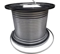 Греющий кабель для труб и водостока EASTEC саморегулирующийся экранированный 16 Вт/м с УФ-защитой 20 м SRL 16-2 CR-20м