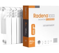 Алюминиевый радиатор Radena R 1000 350/100 4 секции 009010701