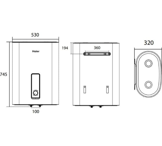 Водонагреватель Haier ES50V-F7 GA0GHQE00RU