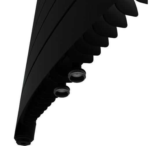 Биметаллический радиатор RIFAR CONVEX Ventil 500 Антрацит 18 секц. нижн. R-CV-500-18-V-AN