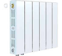 Биметаллический радиатор RIFAR SUPReMO Ventil 350 06 секц. нижн. лев. R-SU-350-06-VL