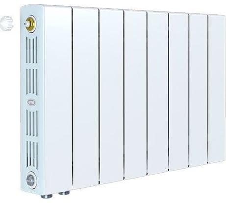 Биметаллический радиатор RIFAR SUPReMO Ventil 350 08 секц. нижн. лев. R-SU-350-08-VL