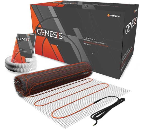 Система мат двухжильный Grandeks Genesis 10 м2, 1800 Вт 1268