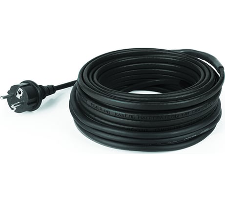 Саморегулирующийся греющий кабель REXANT POWER Line 30SRL-2CR, 20м/600Вт 51-0659