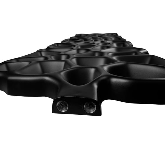 Дизайн-радиатор Primoclima Geom 1200x600 черный мат 1200 RAL9005 матовый