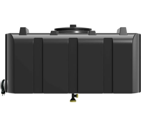 Бак душевой POLIMER GROUP серии R 300 литров черный с подогревом DR300S112
