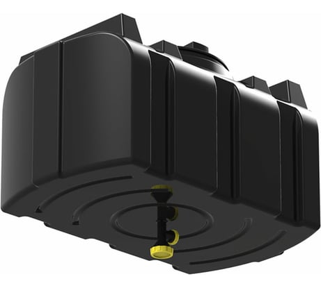 Душевой бак POLIMER GROUP серии R 100 литров черный DR100S