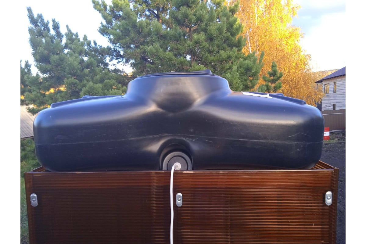 Бак для душа POLIMER GROUP РОСА 250 л с крышкой и подогревом DRS250S112 ...