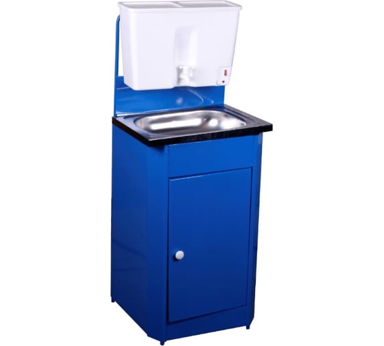 Умывальник стационарный Универсал 196-172-3 17 л., мойка нержавеющая сталь с ЭВН 1250 Вт., синий, картонная упаковка УТ-00103026 1