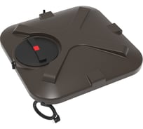 Бак для душа Rostok 110 л, с подогревом, коричневый 2016.0110.910.001