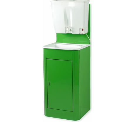 Дачный умывальник Лидер мойка пластик, нагреватель воды, бак 22 л, зеленый