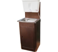 Дачный умывальник Лидер мойка нержавеющая сталь, нагреватель воды, бак 17 л, антик медь