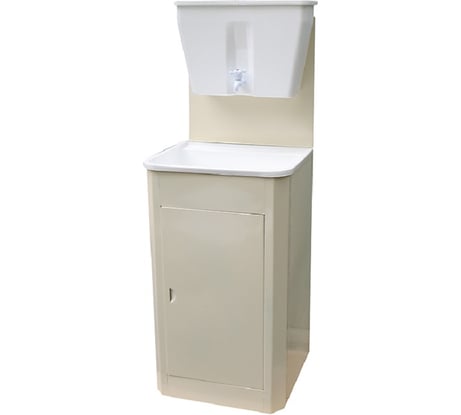 Дачный умывальник Лидер мойка пластик, без нагревателя воды, бак 17 л, бежевый