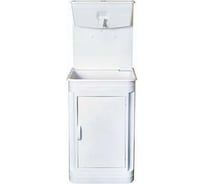 Дачный умывальник Лидер Чистюля мойка пластик, без нагревателя воды, бак 10 л, белый