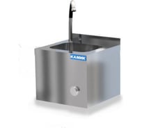 Настенный рукомойник КАМИК бедренный, изливная трубка, 400х350х310 Рн-331439