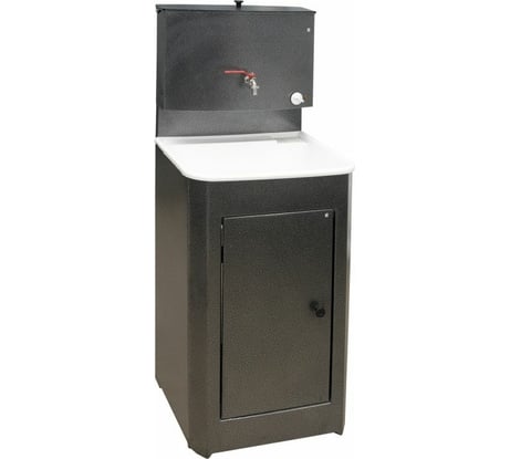 Рукомойник АКВАТЕКС металл, 500x450, серебро, ЭВН-20л + мойка пластиковая, в коробе 526813