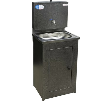 Рукомойник АКВАТЕКС металл, 500x450, серебро, безЭВН-20л +мойка нержавейка, в коробе 526806