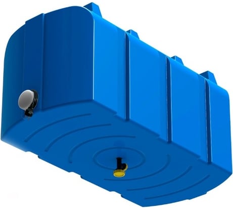 Душевой бак POLIMER GROUP серии «R» 300 литров, голубой, с подогревом DR300S1312