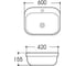 Накладная раковина Aquatek АМАДЕО 600x420x155 AQ6042-00 00000130582 3