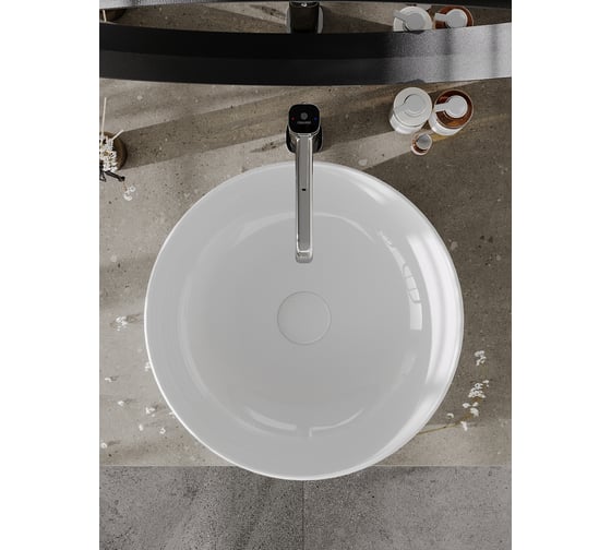 Накладная раковина ORANGE B07-420W санфарфор, белый глянец X724598809