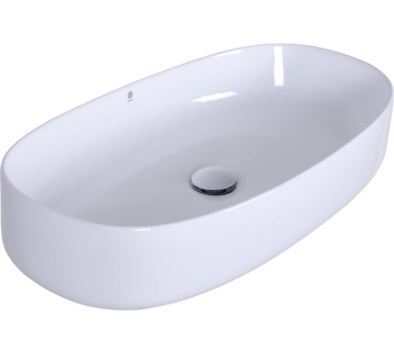 Накладная раковина ORANGE B07-675W санфарфор, белый глянец X896099809