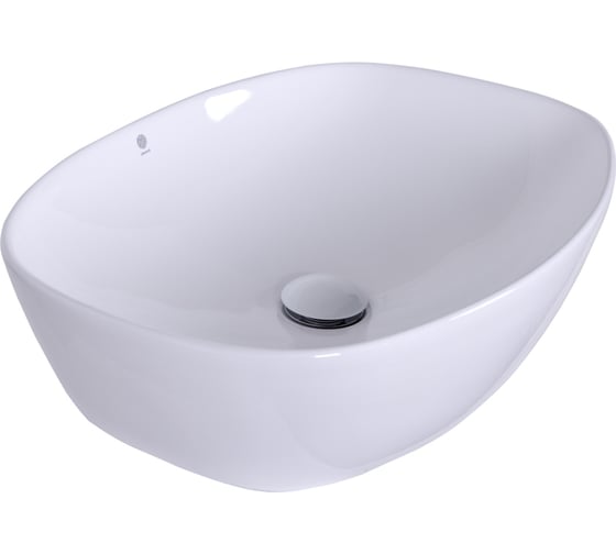 Накладная раковина ORANGE B08-500W санфарфор, белый глянец B08-500W