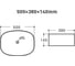 Накладная раковина ORANGE B08-500W санфарфор, белый глянец B08-500W 8