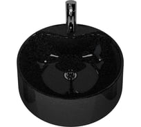 Накладная раковина Stella Polar Сириус 45, черный металлик SP-00001342