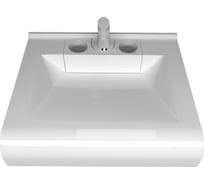 Раковина над стиральной машиной Stella Polar Корини 60-51 с 2 подстаканниками SP-00001059