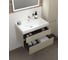 Раковина KERAMA MARAZZI CUBO подвесная\мебельная 80, белая глянцевая CU.wb.80 2