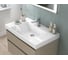 Раковина KERAMA MARAZZI CUBO подвесная\мебельная 80, белая глянцевая CU.wb.80 4