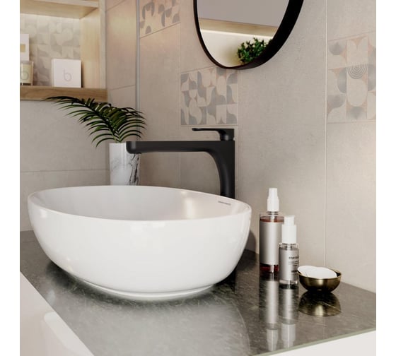 Накладная раковина KERAMA MARAZZI PLAZA 60, белая глянцевая PLR.wb.60