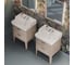 Раковина KERAMA MARAZZI POMPEI подвесная/мебельная 80, белая глянцевая PO.wb.80 6