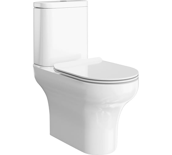 Напольный унитаз KERAMA MARAZZI BUONGIORNO безободковый, белый глянцевый BG.wc.01