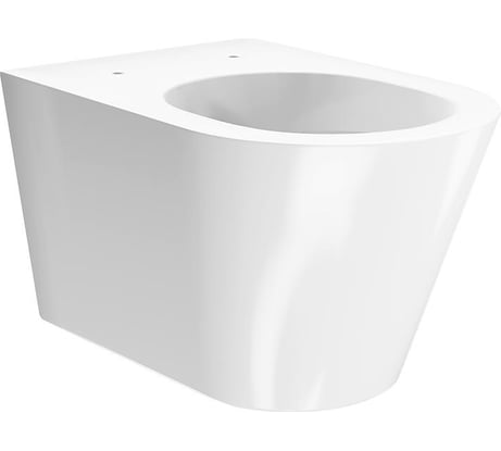 Подвесной унитаз KERAMA MARAZZI PLAZA Modern безободковый, белый глянцевый PLMR.wc.02
