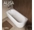 Ванна Marka One alisa mg 170x75 асимметричная левая белая 01али1775л 3