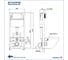 Инсталляция для подвесного унитаза Aina 45 T70034 Teymi ЦБ-00268291 8