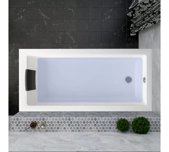 Гидромассажная акриловая ванна 170 х 80 Lavinia Boho Element в наборе 4 в 1 36266H00