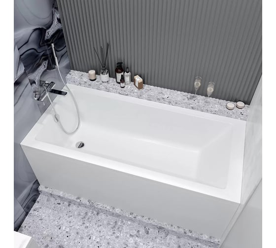 Гидромассажная акриловая ванна 170 х 80 Lavinia Boho Element в наборе 4 в 1 36266H00
