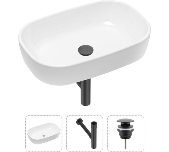 Накладная раковина для ванной Lavinia Boho Bathroom Sink в комплекте 3 в 1 21520028 1