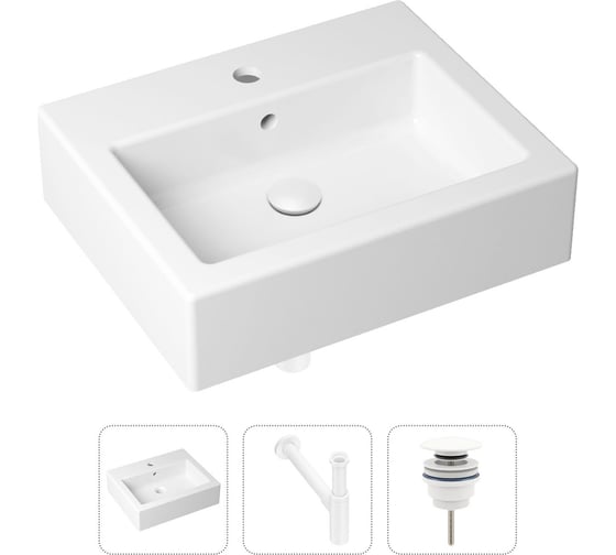 Накладная раковина для ванной Lavinia Boho Bathroom Sink в комплекте 3 в 1 21520693 1