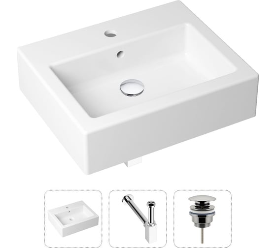 Накладная раковина для ванной Lavinia Boho Bathroom Sink в комплекте 3 в 1 21520665
