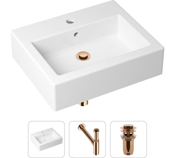 Накладная раковина для ванной Lavinia Boho Bathroom Sink в комплекте 3 в 1 21520690 1