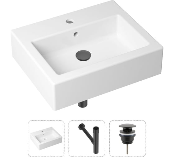 Накладная раковина для ванной Lavinia Boho Bathroom Sink в комплекте 3 в 1 21520677 1