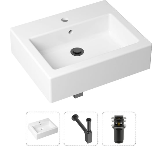 Накладная раковина для ванной Lavinia Boho Bathroom Sink в комплекте 3 в 1 21520666 1
