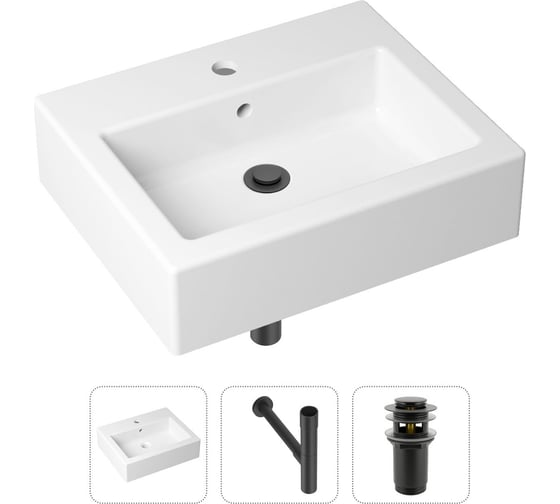 Накладная раковина для ванной Lavinia Boho Bathroom Sink в комплекте 3 в 1 21520676 1