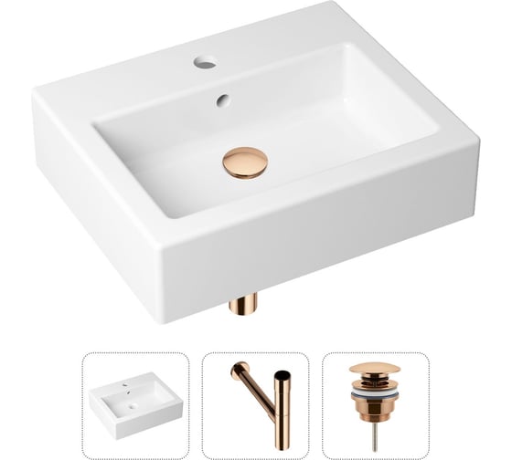 Накладная раковина для ванной Lavinia Boho Bathroom Sink в комплекте 3 в 1 21520681 1