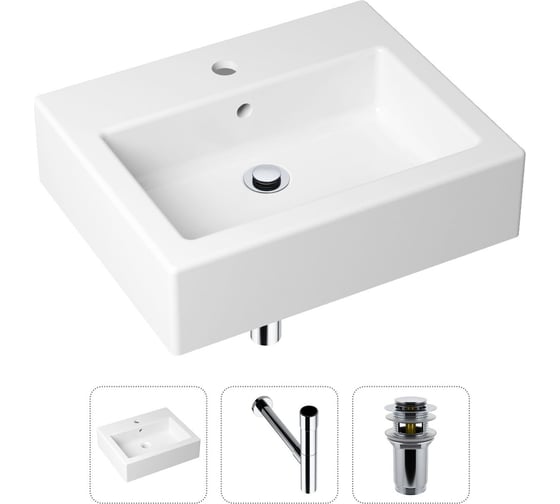 Накладная раковина для ванной Lavinia Boho Bathroom Sink в комплекте 3 в 1 21520674