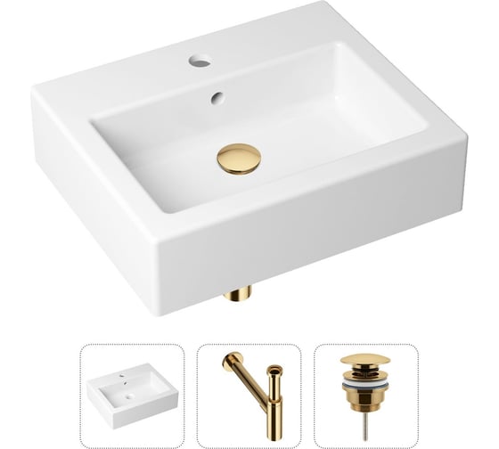 Накладная раковина для ванной Lavinia Boho Bathroom Sink в комплекте 3 в 1 21520689 1